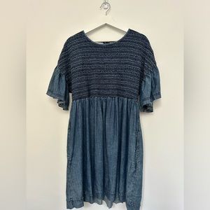 Anthropologie “Blue Jean” Dress